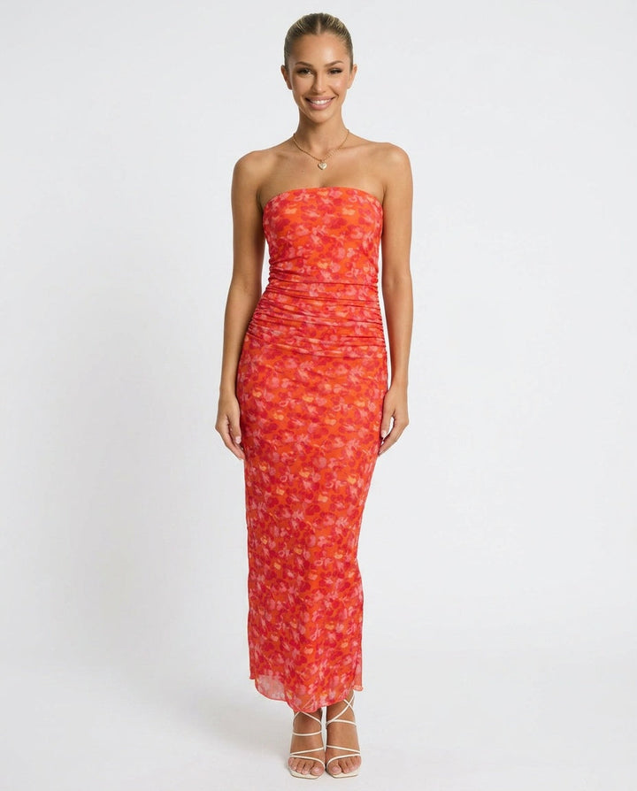 Vivienne | Floral Print Maxi Dress