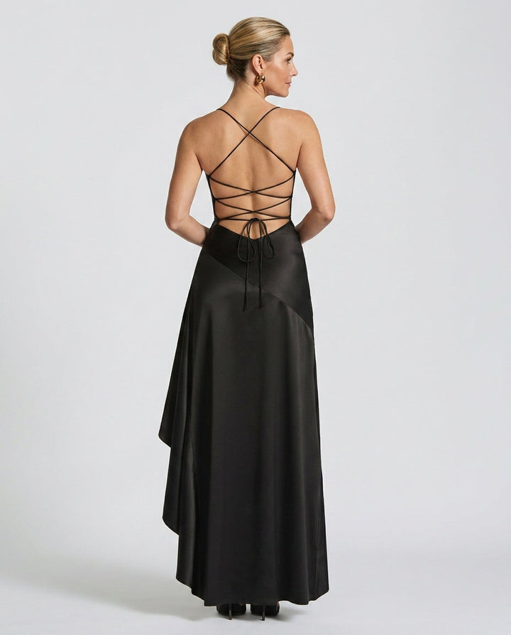 Odette | One-Shoulder Draped Maxi Dress
