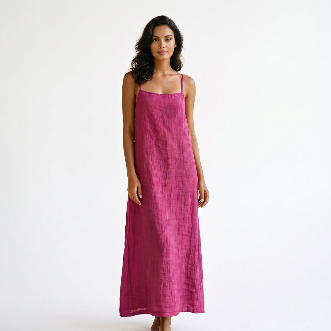 Scarlett | Flowing Red Maxi Dress