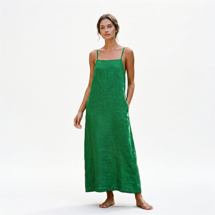 Scarlett | Flowing Red Maxi Dress