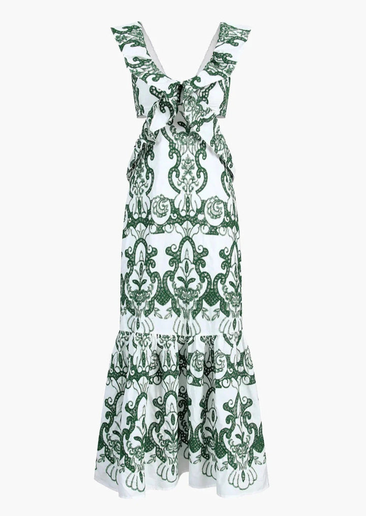 Sorrento | Embroidered Summer Maxi Dress