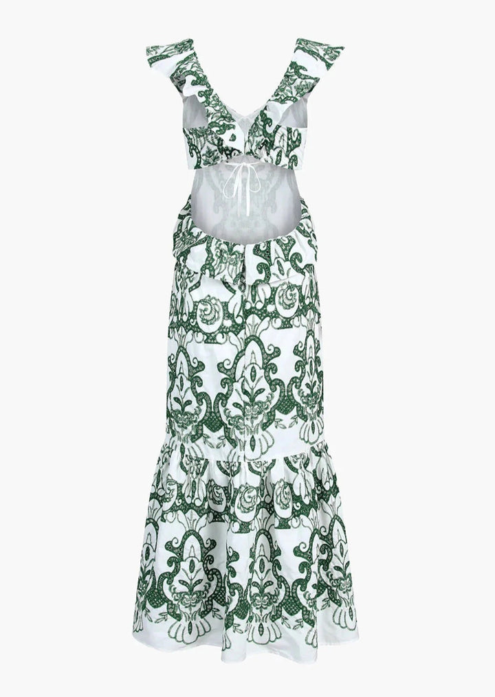Sorrento | Embroidered Summer Maxi Dress