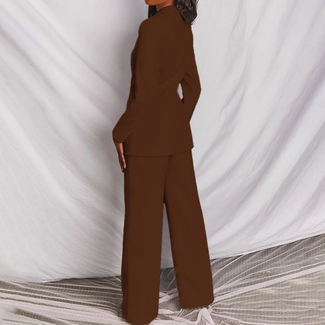 Nadia | Blazer &amp; Wide Leg Trouser Co-ord Set