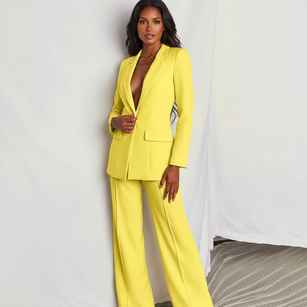 Nadia | Blazer &amp; Wide Leg Trouser Co-ord Set