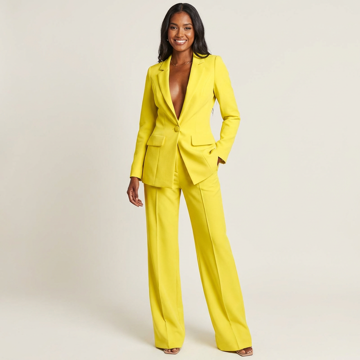 Nadia | Blazer &amp; Wide Leg Trouser Co-ord Set
