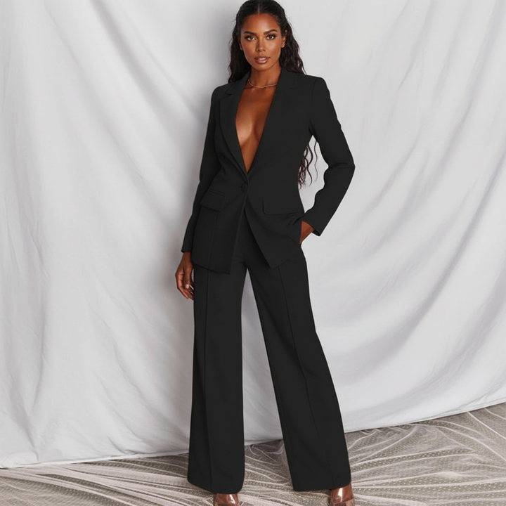 Nadia | Blazer &amp; Wide Leg Trouser Co-ord Set