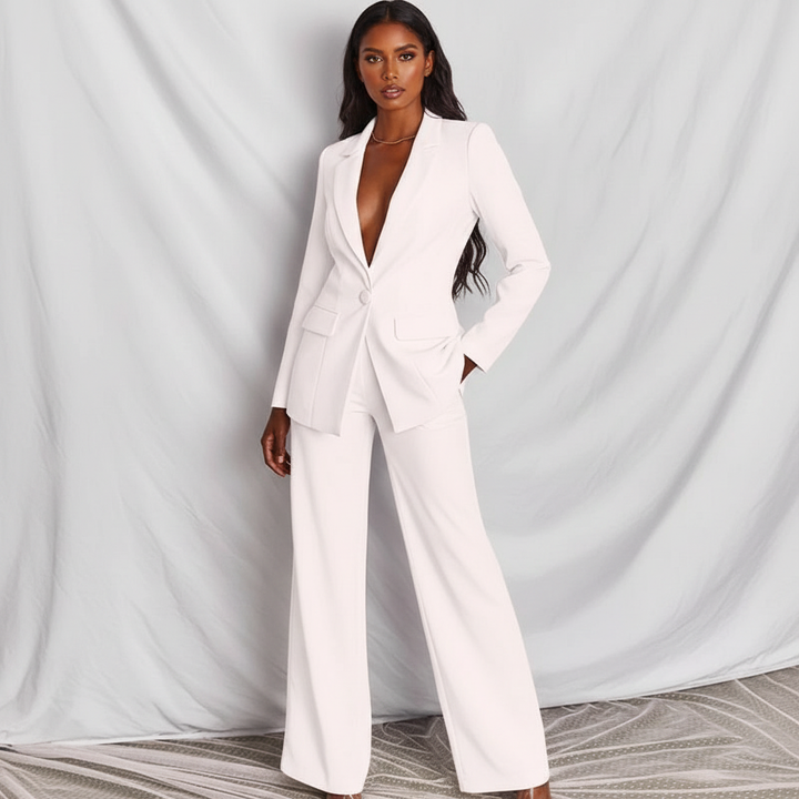 Nadia | Blazer &amp; Wide Leg Trouser Co-ord Set