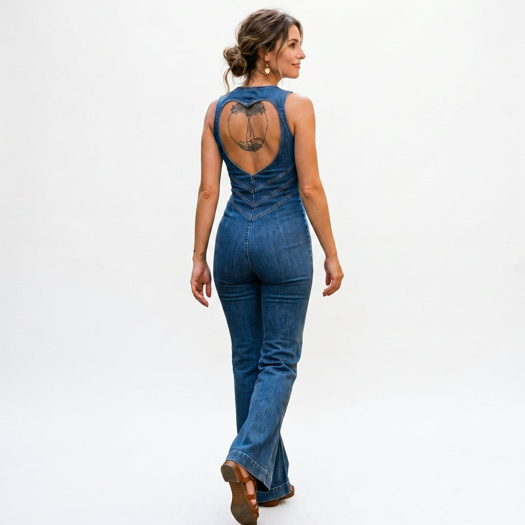 Darcie | Relaxed Denim Jumpsuit