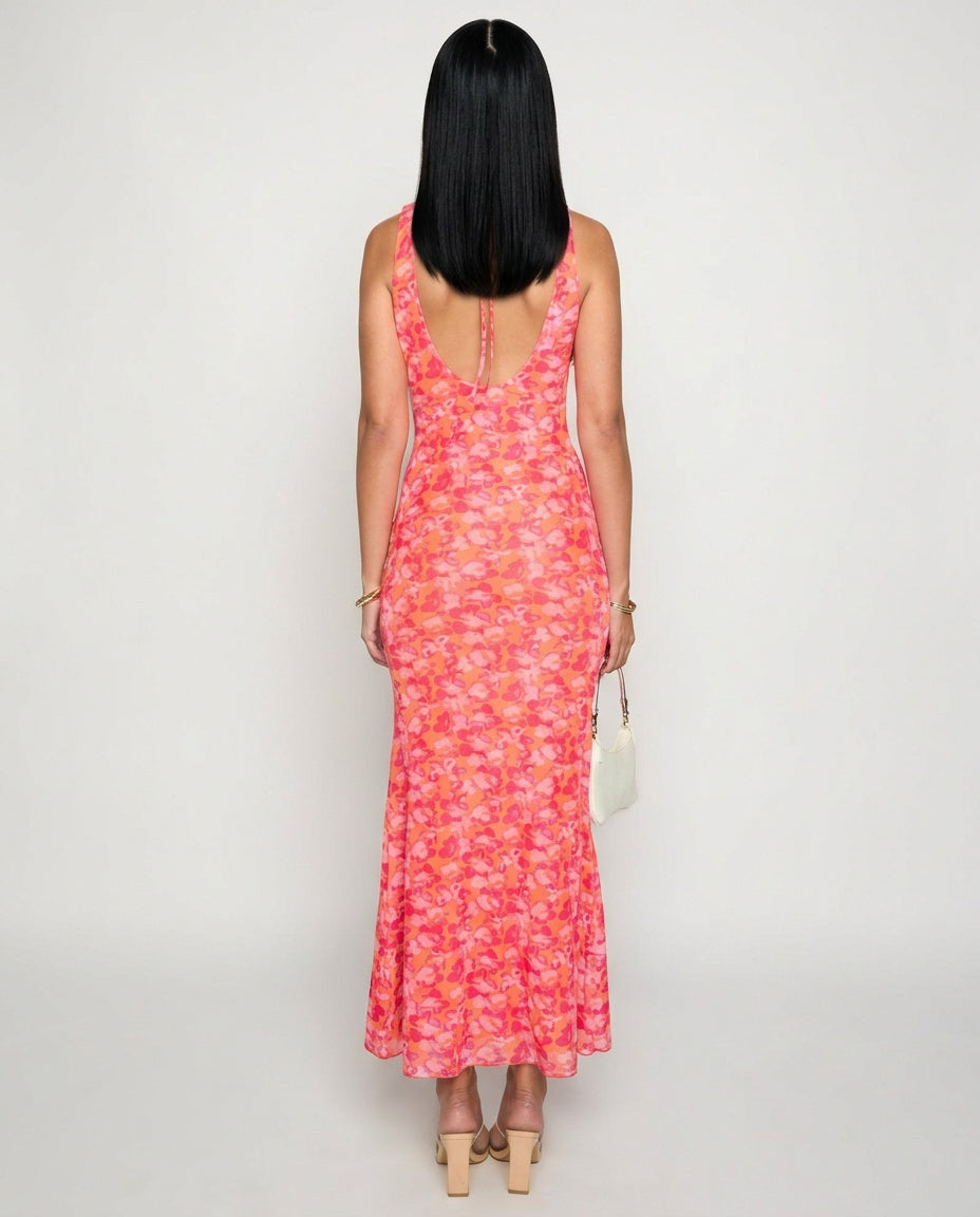 Beck | Floral Print Maxi Dress