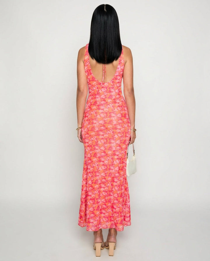 Beck | Floral Print Maxi Dress