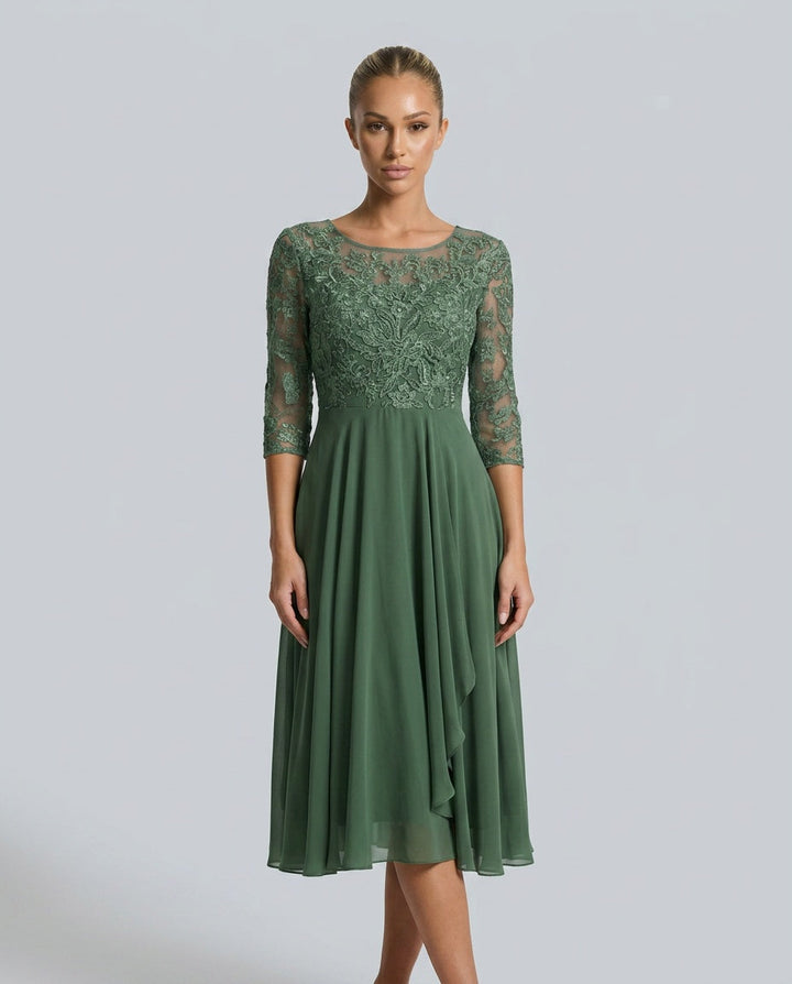 Rosette | Flowy Midi with Lace Bodice