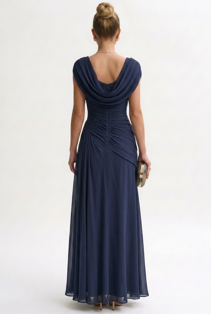Tamara | Elegant Polyester Maxi Dress