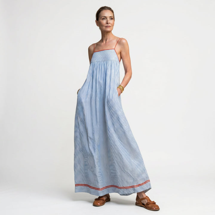 Noor | Striped Maxi Dress