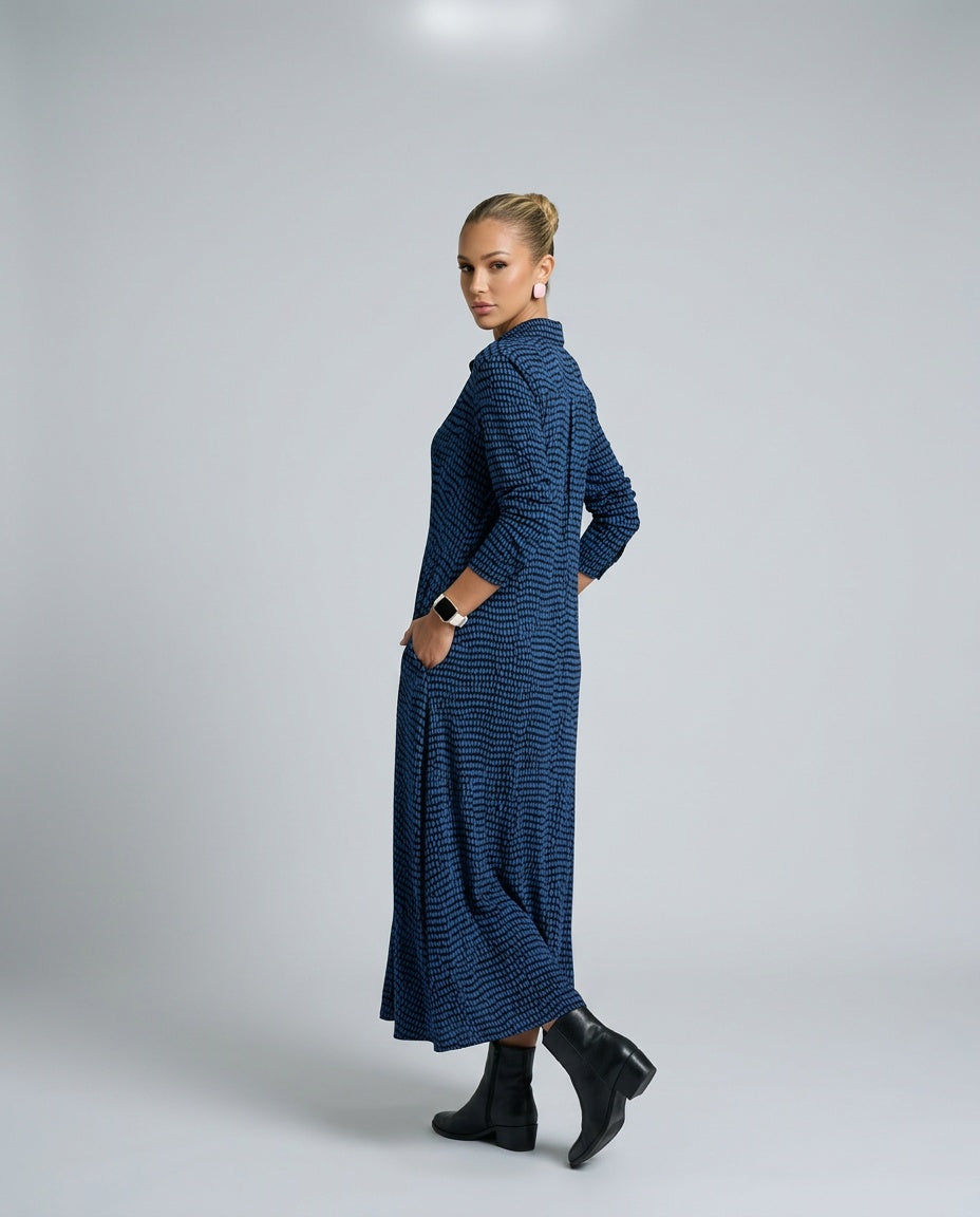 Edda | Relaxed V-Neck Maxi Dress