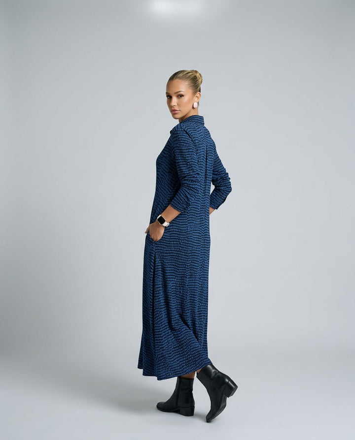 Edda | Relaxed V-Neck Maxi Dress