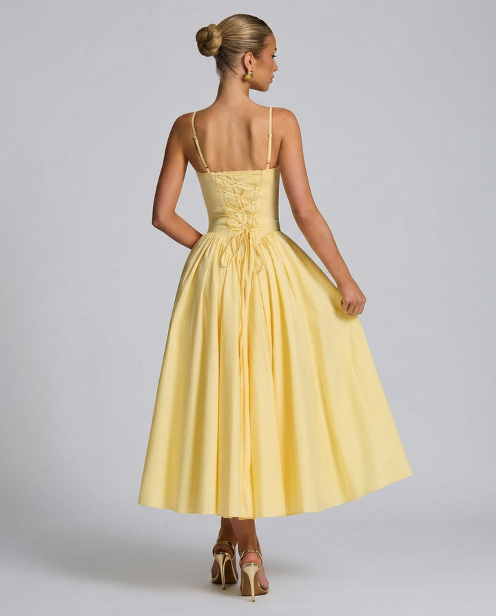 Juliette | Ruched Bodycon Midi Dress