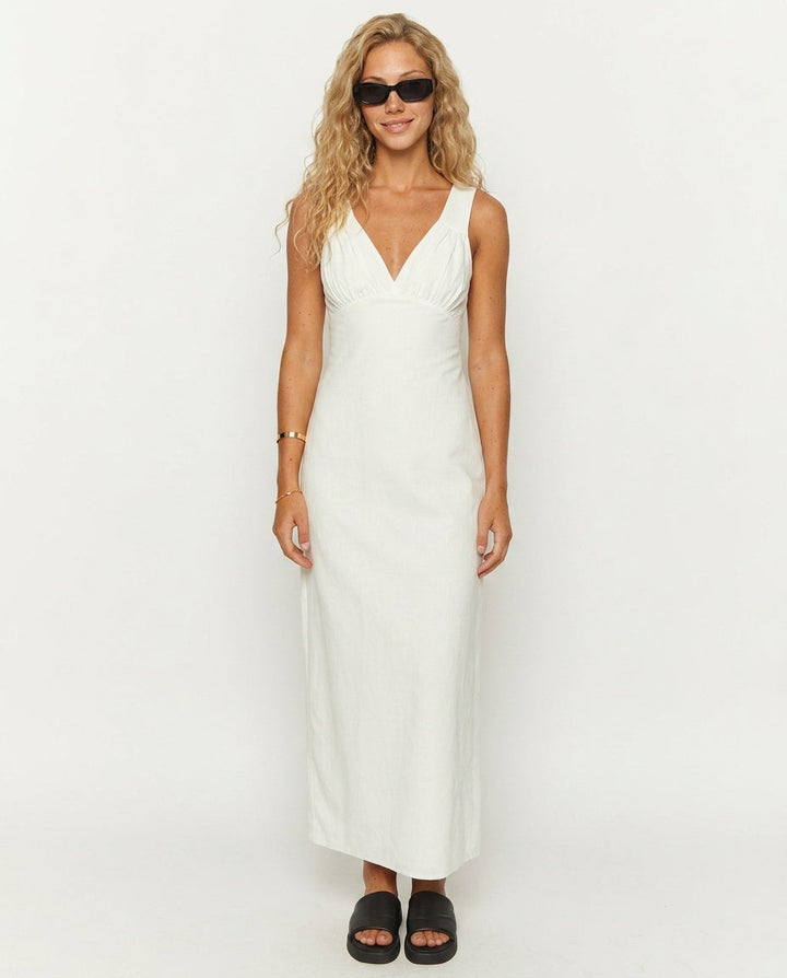 Verlaine | Satin-Look Wedding Guest Maxi Dress