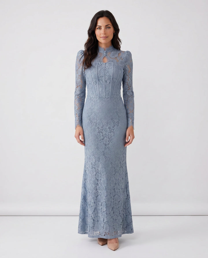 Kaia | Lace Mermaid Maxi Dress