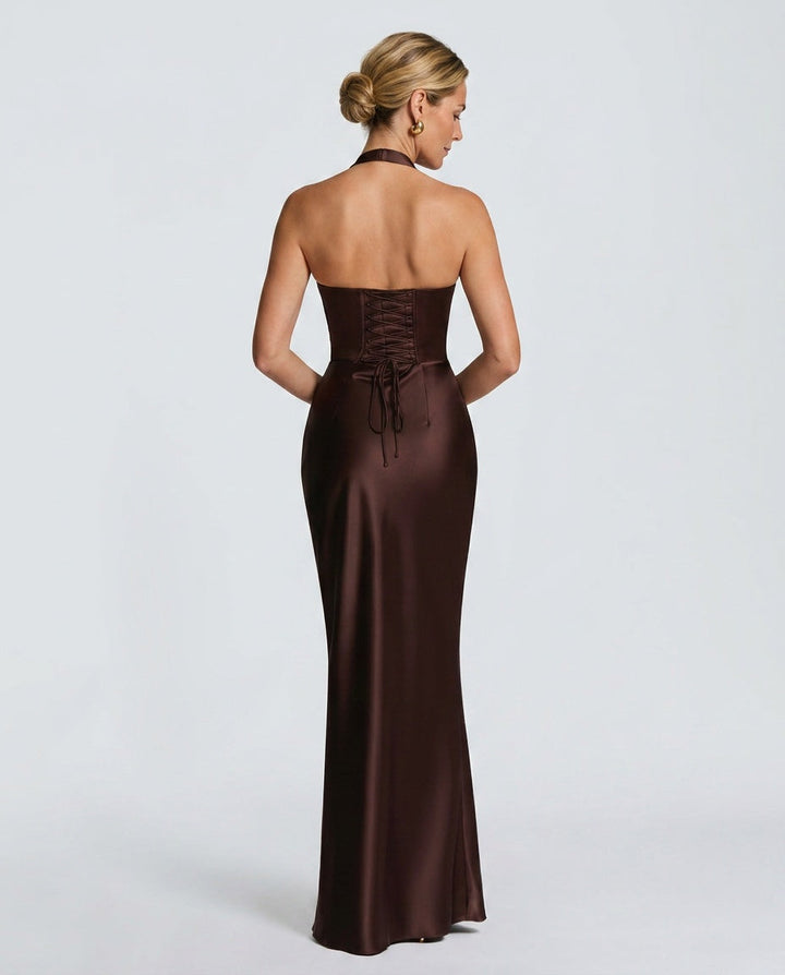 Willa | One-Shoulder Ruched Maxi Dress