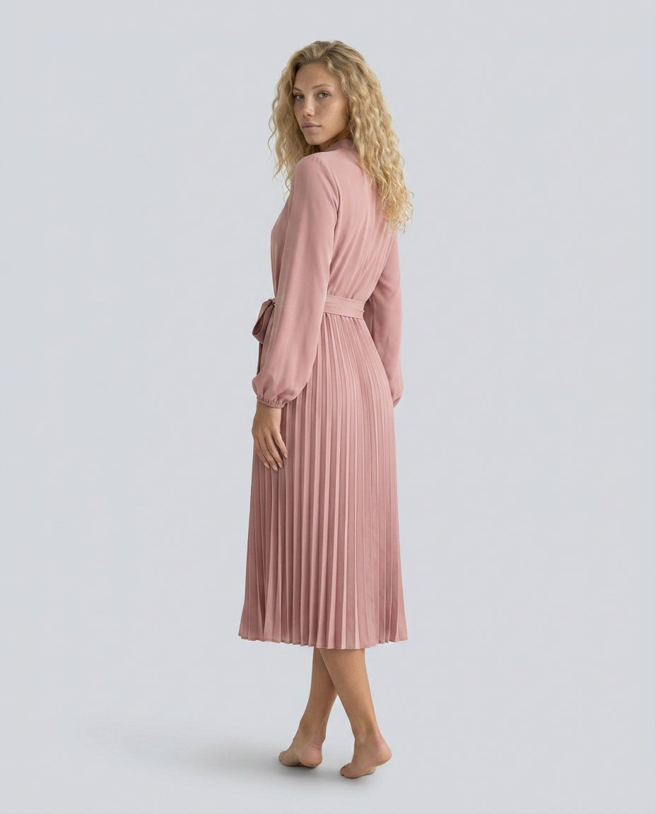 Celeste | Pleated Midi Dress