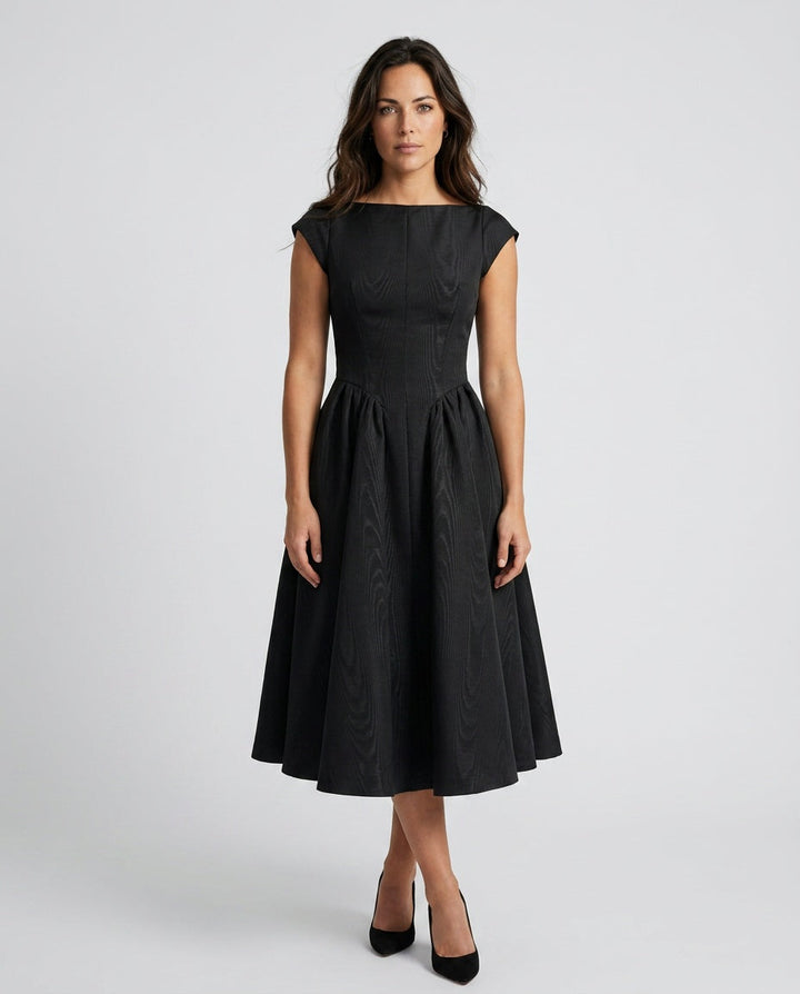 Celeste | Full-Skirt Midi Dress