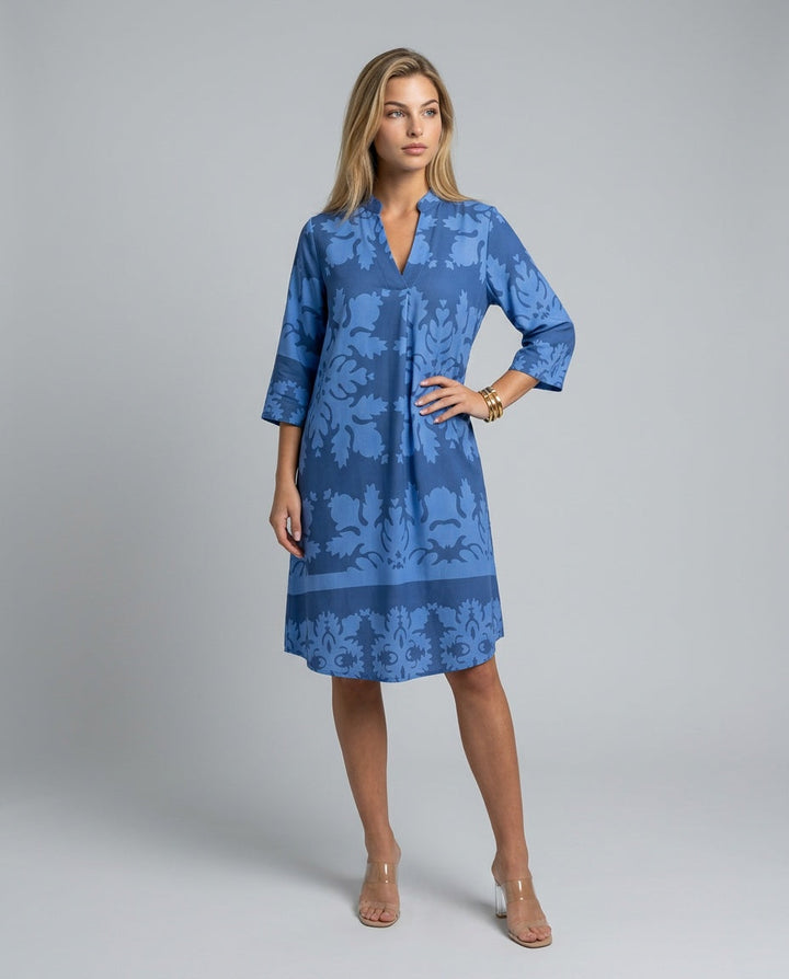 Margot | Midi Length Fluid Wrap Dress