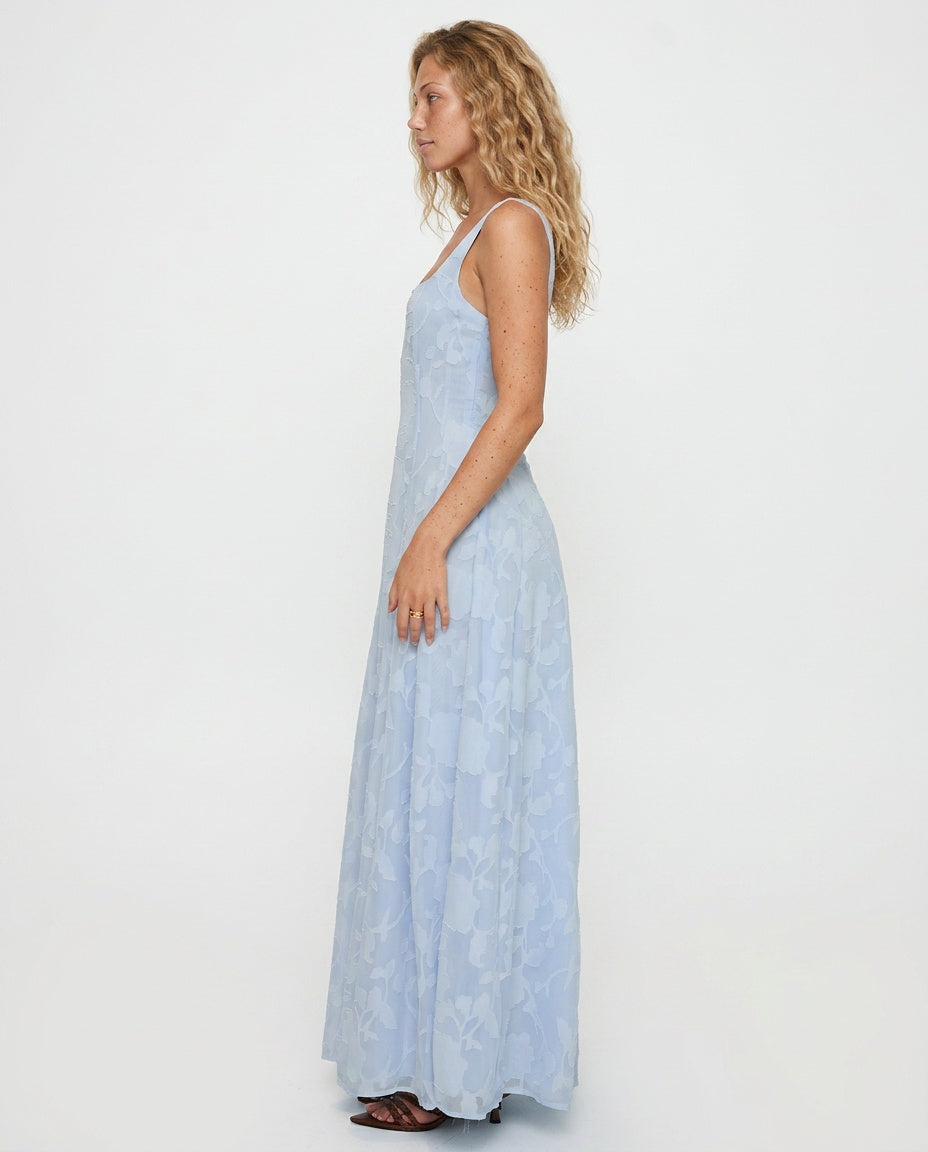 Margaux | Burnout Floral Maxi Dress