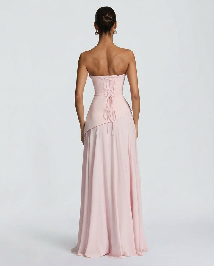 Mira | One-Shoulder Ruched Maxi Dress