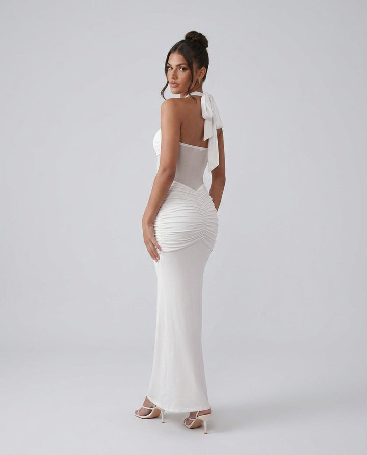 Esme | Halter Neck Mermaid Maxi Dress