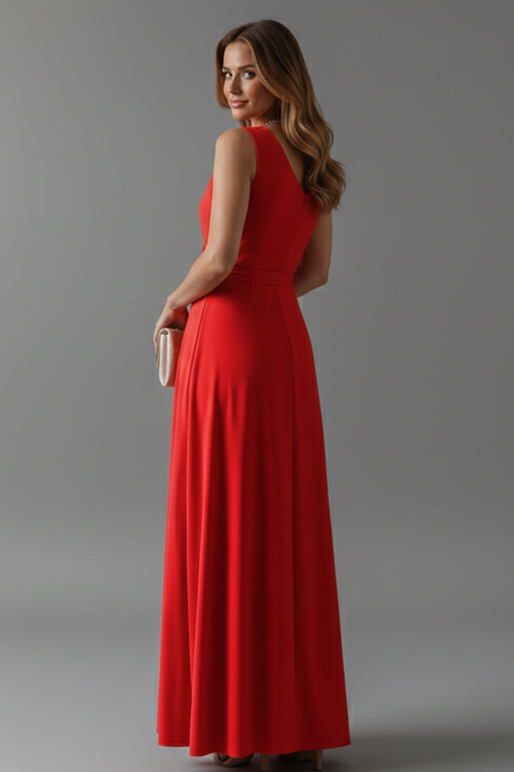 Ada | Sleeveless V-Neck Maxi Dress