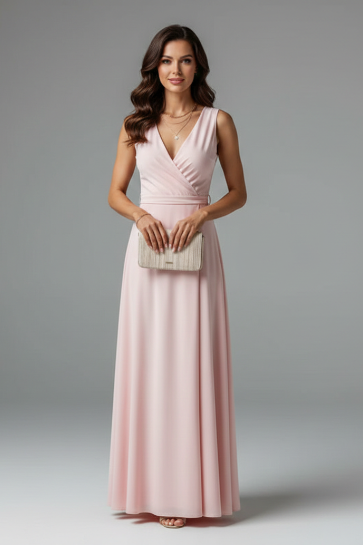 Ada | Sleeveless V-Neck Maxi Dress