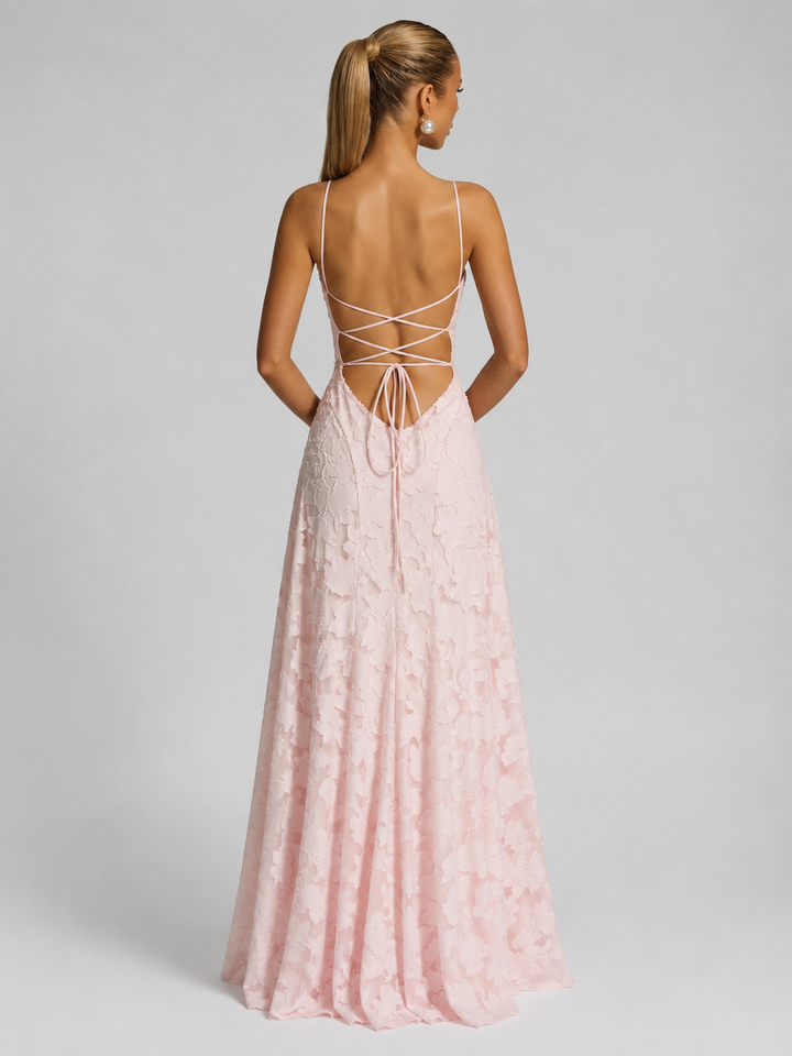 Margot | Floral Sculpted Maxi Dress