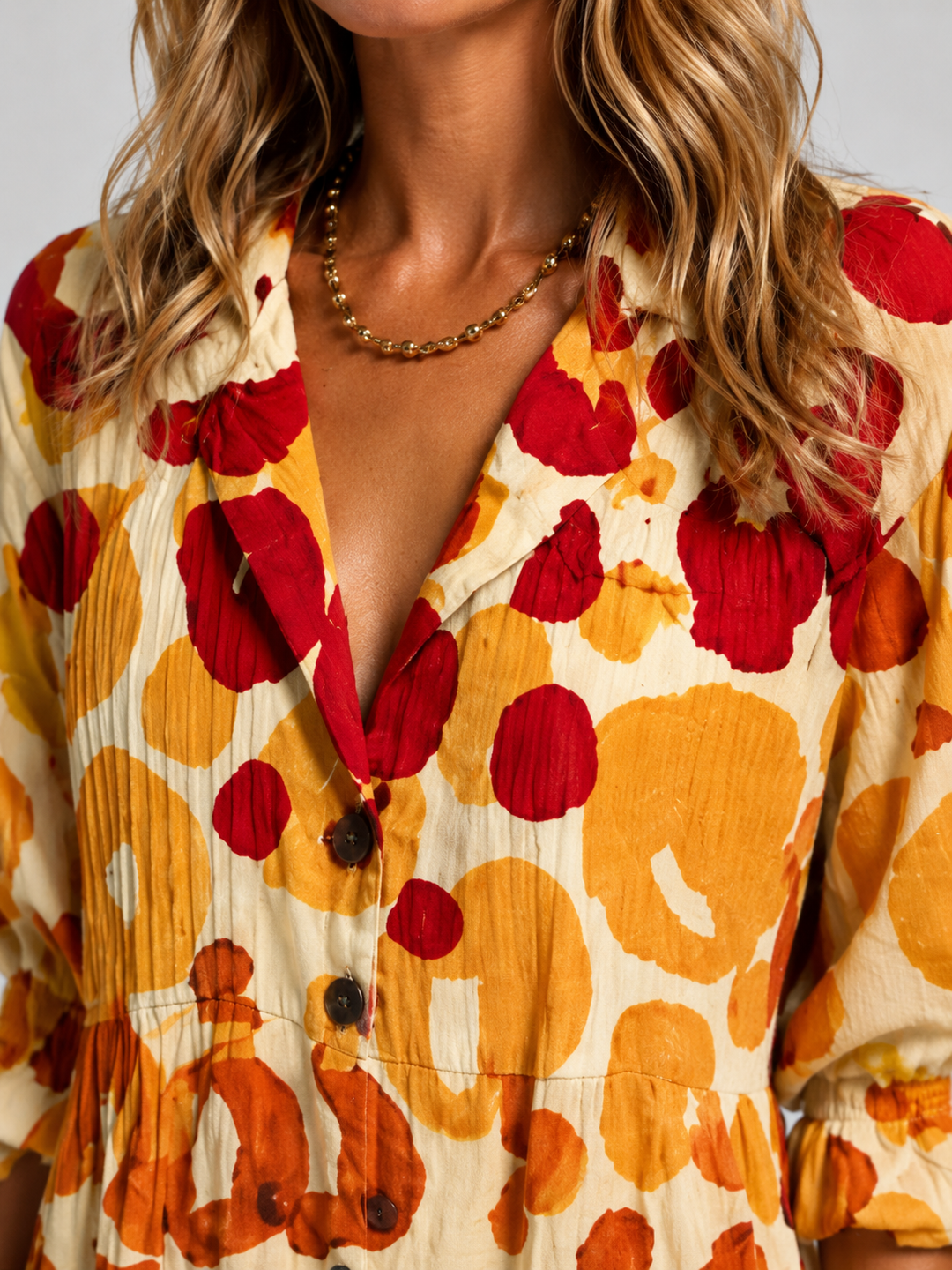 Xenia | Relaxed Printed Shirt Dress