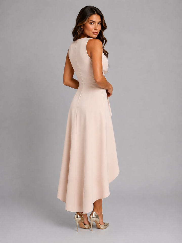 Amara | Sleeveless V-Neck Wrap Maxi Dress