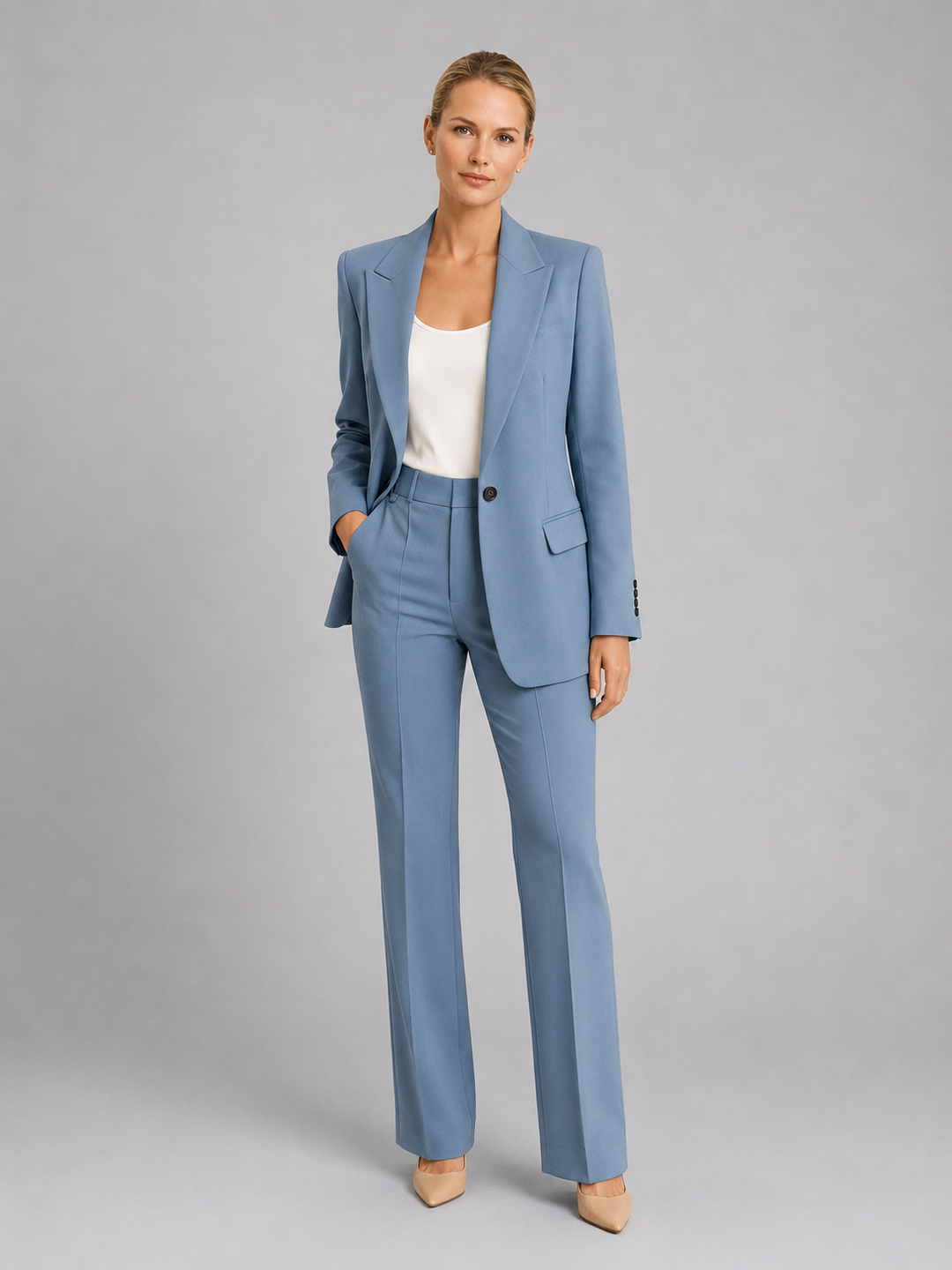 Linnea | Tailored Blazer &amp; High-Waist Trousers Set