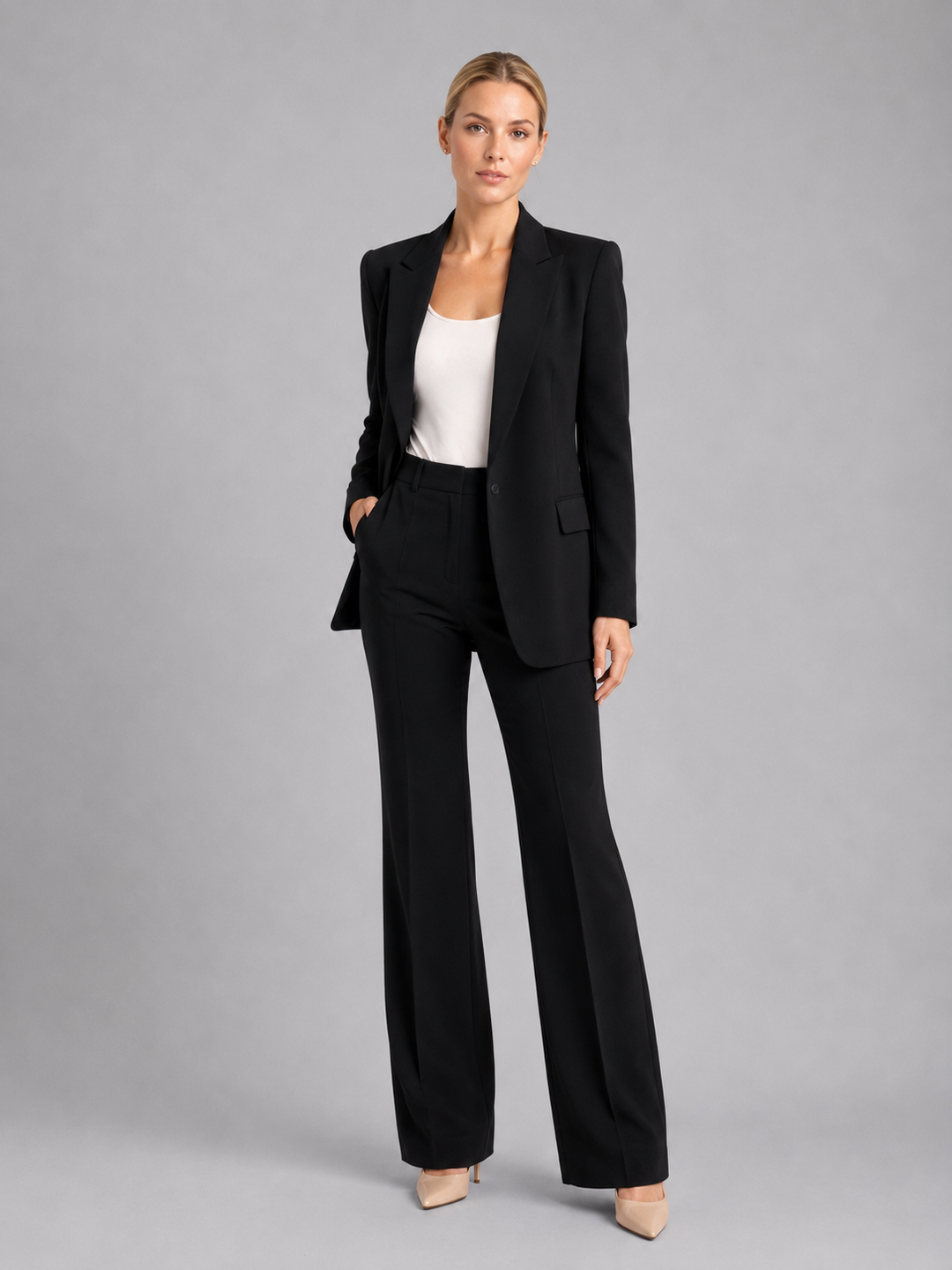 Linnea | Tailored Blazer &amp; High-Waist Trousers Set