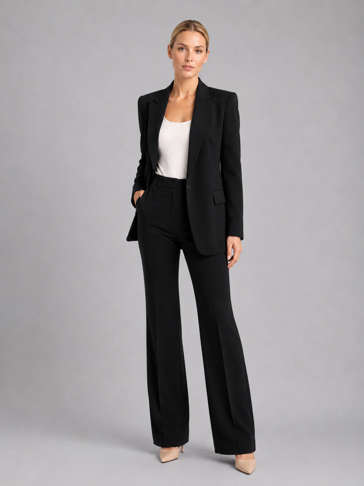 Linnea | Tailored Blazer &amp; High-Waist Trousers Set