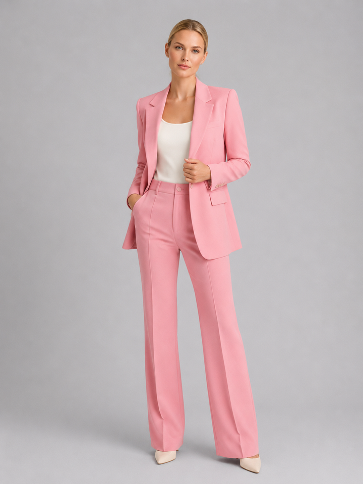 Linnea | Tailored Blazer &amp; High-Waist Trousers Set
