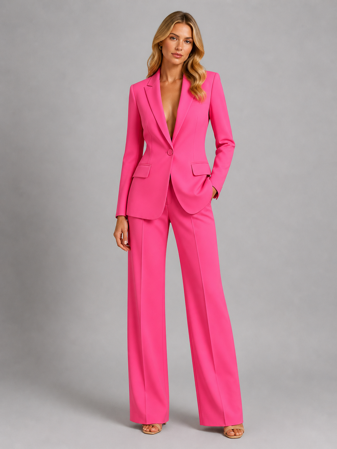 Corinna | Tailored Blazer &amp; Wide-Leg Trousers Set