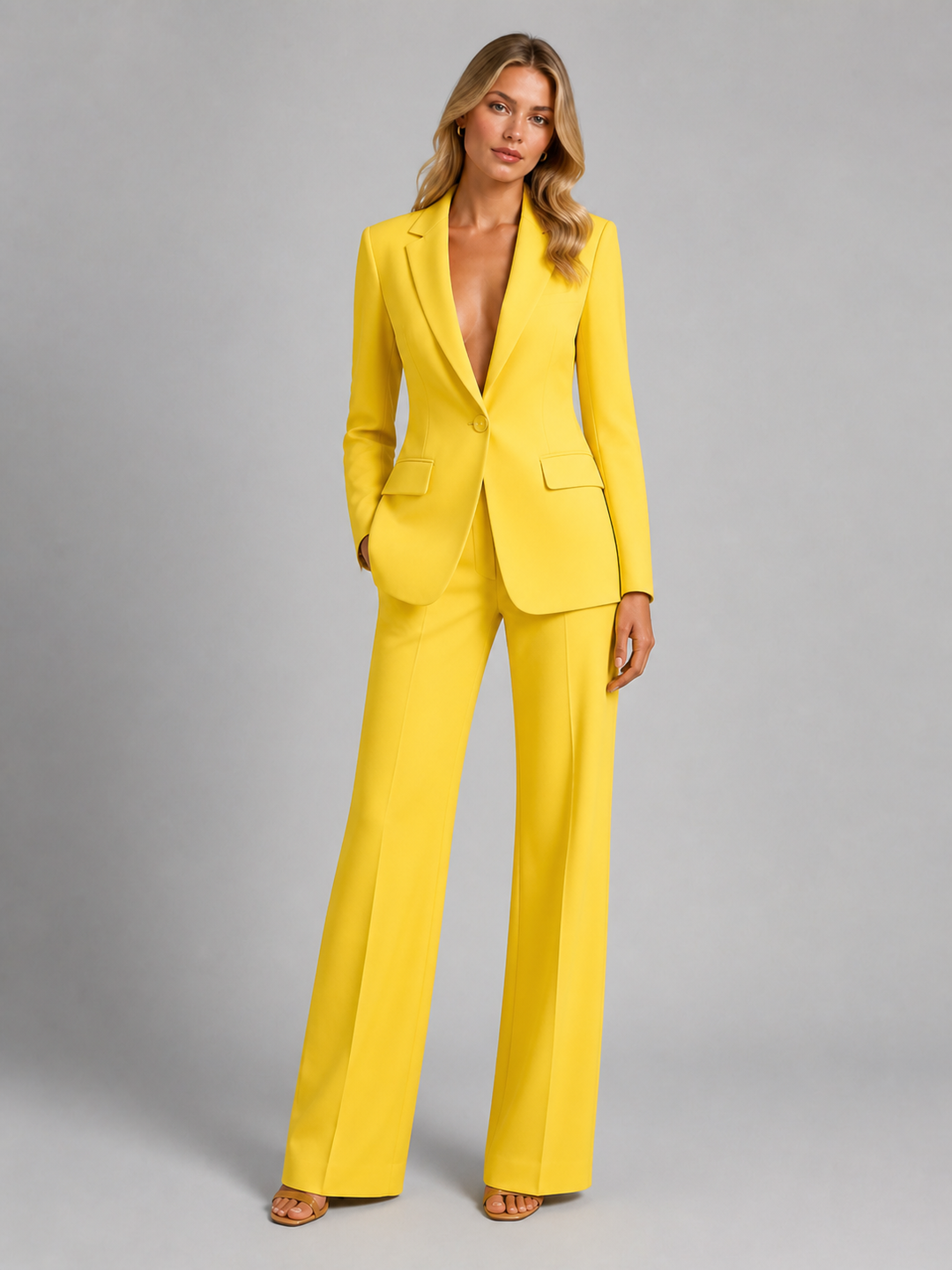Corinna | Tailored Blazer &amp; Wide-Leg Trousers Set