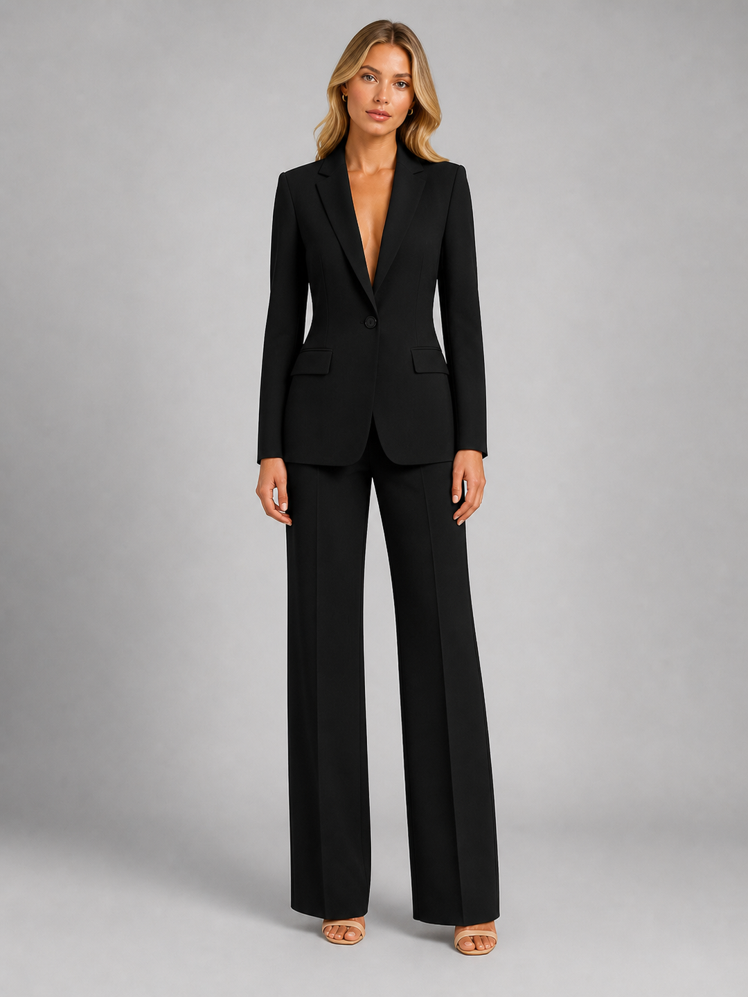 Corinna | Tailored Blazer &amp; Wide-Leg Trousers Set