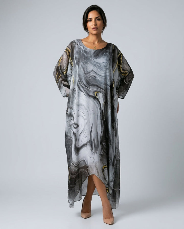 Lena | Tummy-Coverage Relaxed Maxi Dress
