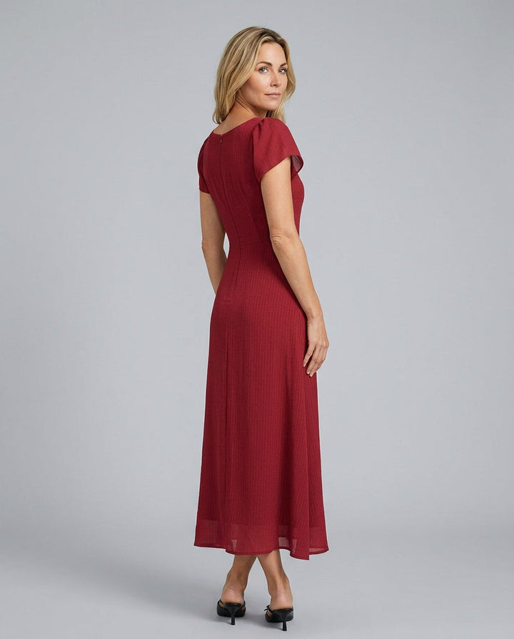Quinn | Sweetheart Jacquard Maxi Dress