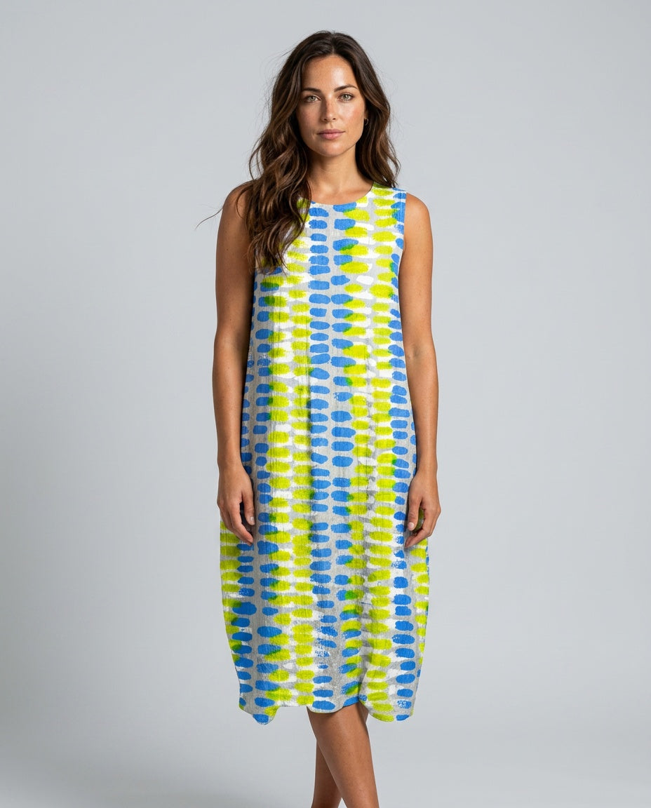 Priya | Printed Flowy Midi Dress