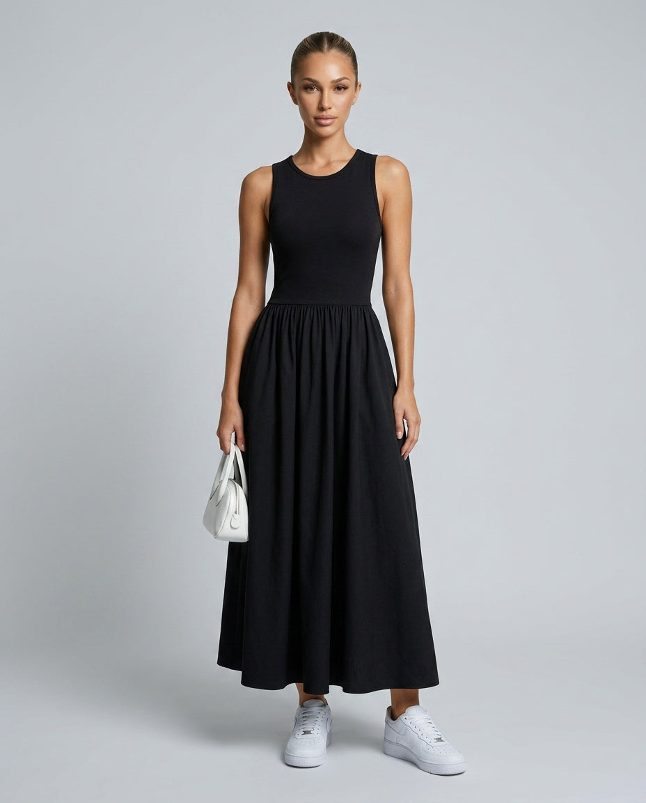 Lorène | Sleeveless Formal Maxi Dress