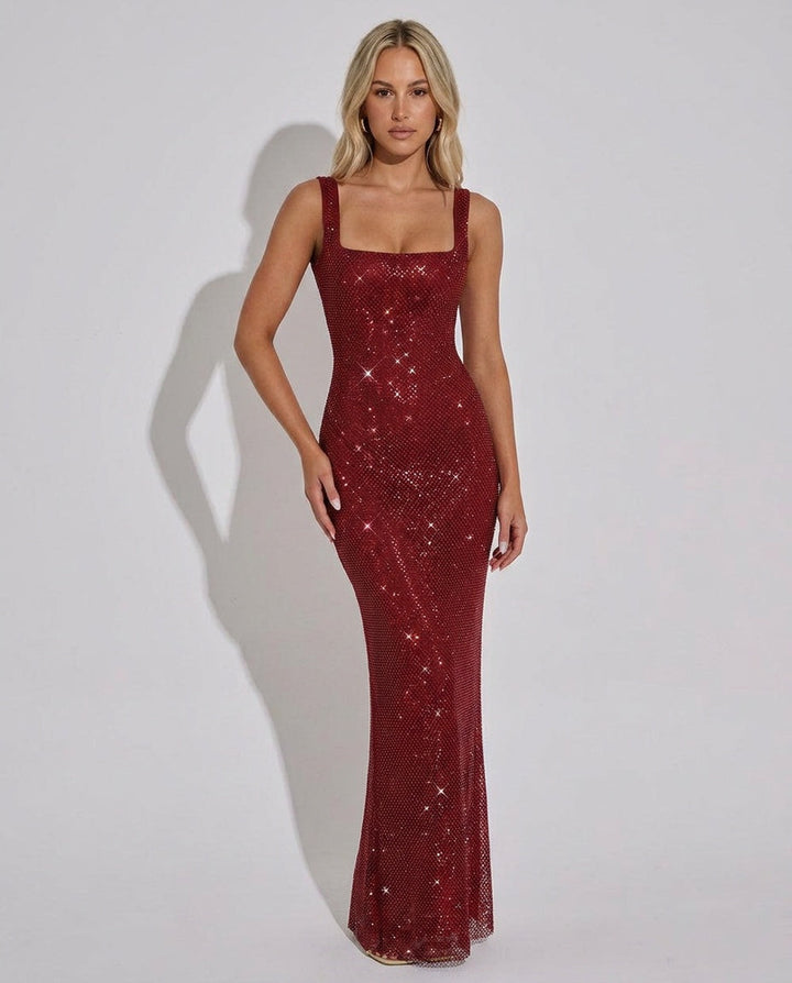 Quinn | Sequin Sleeveless Maxi Dress
