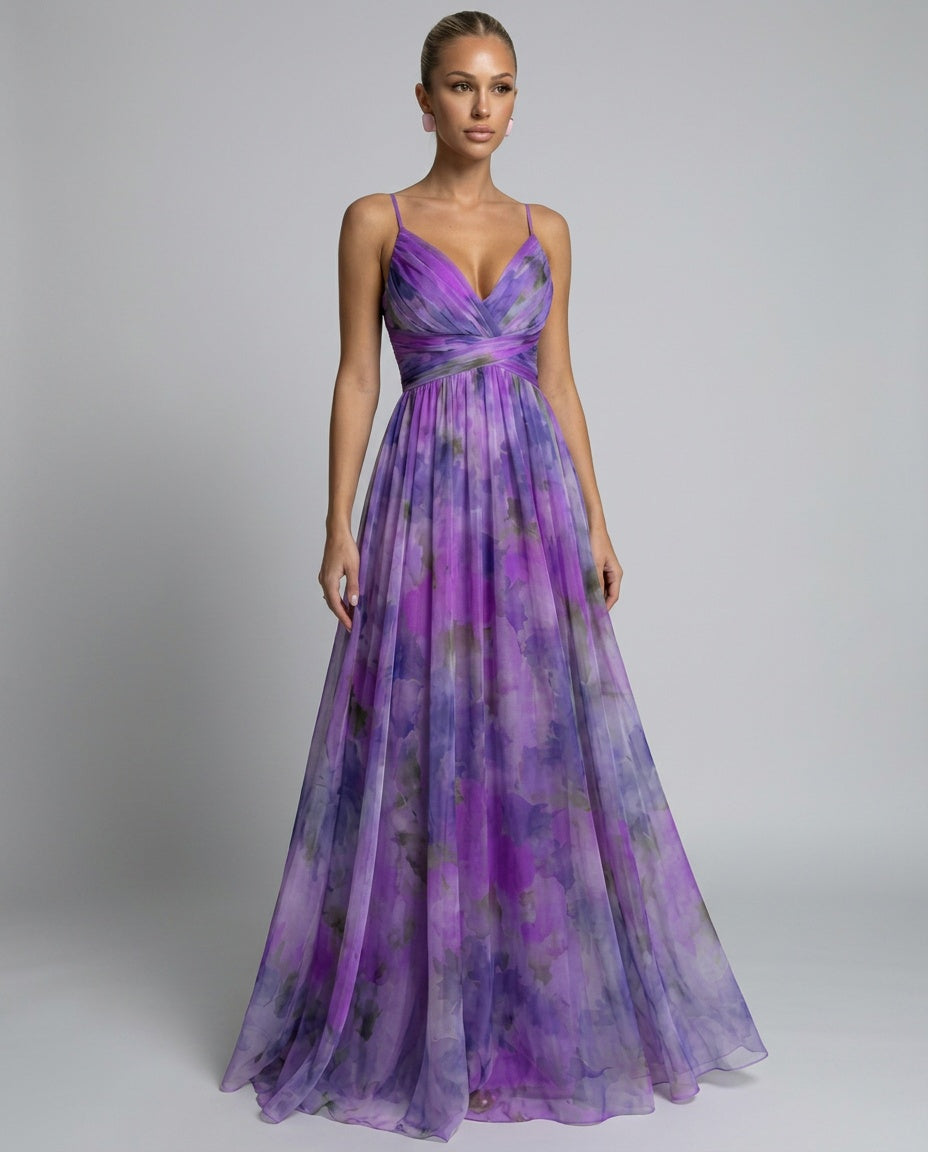 Floraya | Floral Print Maxi Dress