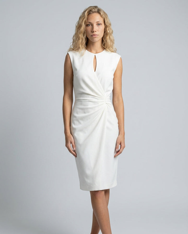 Darya | Pleated Detail Midi Dress