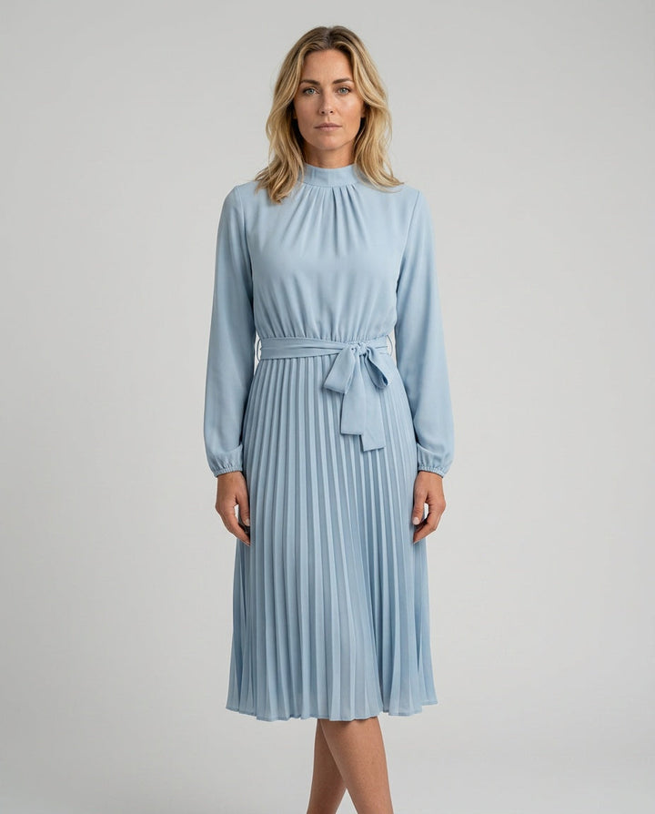Celeste | Pleated Midi Dress
