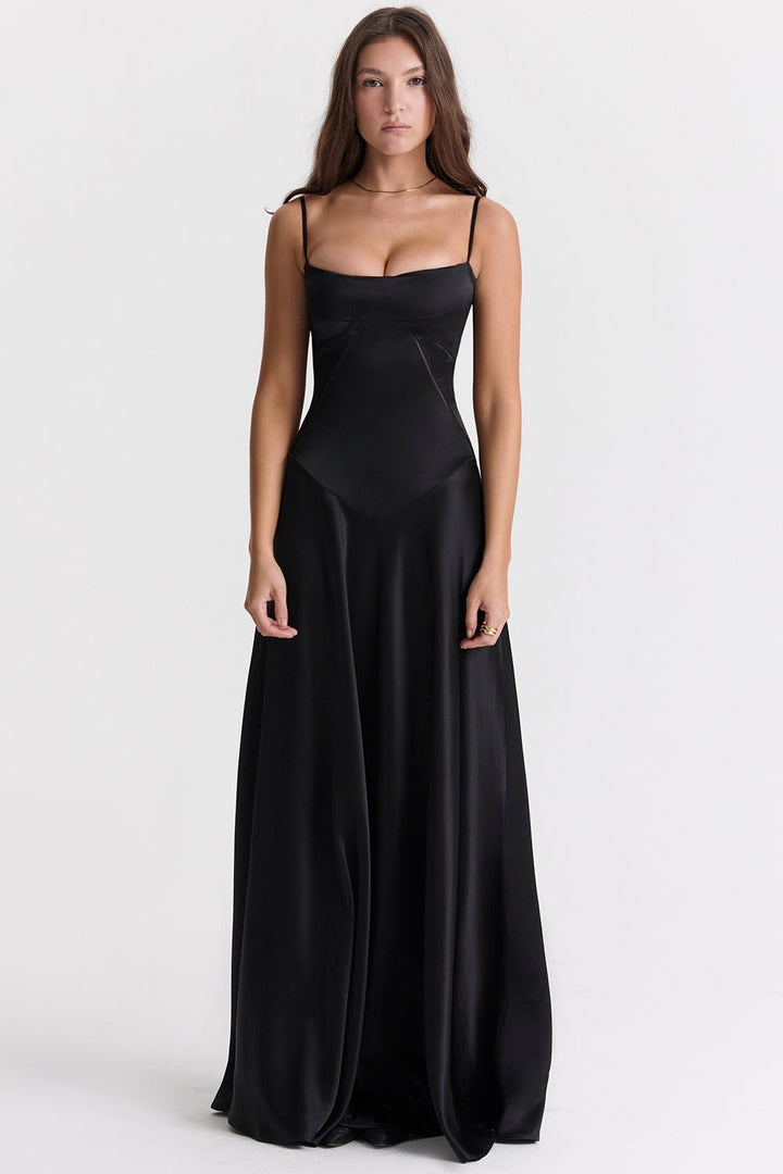 Jenny | Maxi Dress with Lace-Up Back